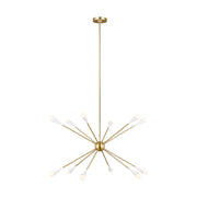 Visual Comfort Studio EC10312BBS Jax 12 Light Chandelier, Burnished Brass Alternate Image 2.jpg