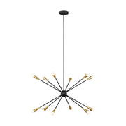 Visual Comfort Studio EC10312MBK Jax 12 Light Chandelier, Midnight Black Main Image.jpg