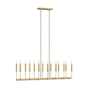Visual Comfort Studio EC10614BBS Brianna 14 Light Linear Chandelier, Burnished Brass Main Image.jpg