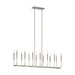 Visual Comfort Studio EC10614PN Brianna 14 Light Linear Chandelier, Polished Nickel Alternate Image.jpg