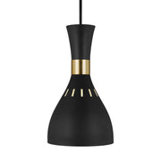 Visual Comfort Studio EP1141MBK Joan One Light Pendant, Midnight Black Alternate Image.jpg