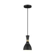 Visual Comfort Studio EP1141MBK Joan One Light Pendant, Midnight Black Alternate Image 2.jpg