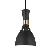 Visual Comfort Studio EP1141MBK Joan One Light Pendant, Midnight Black Alternate Image 3.jpg