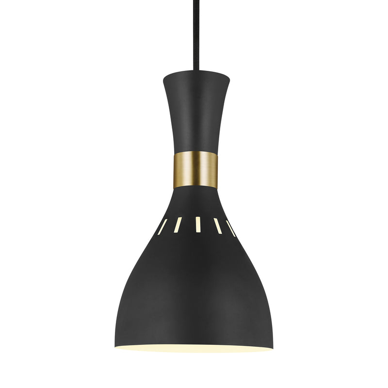 Visual Comfort Studio EP1141MBK Joan One Light Pendant, Midnight Black Alternate Image 3.jpg