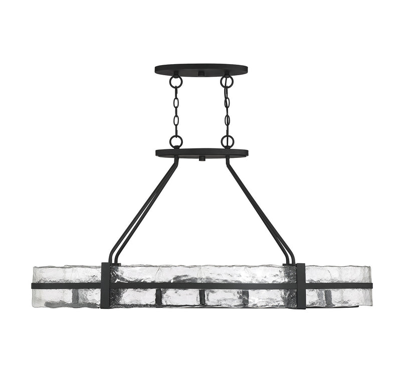 Savoy House 1-1852-10-89 Ten Light Chandelier, Matte Black (2)