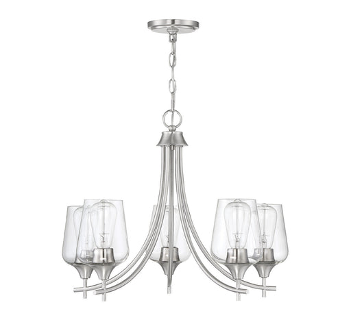 Savoy House 1-4032-5-SN Five Light Chandelier, Satin Nickel (2)