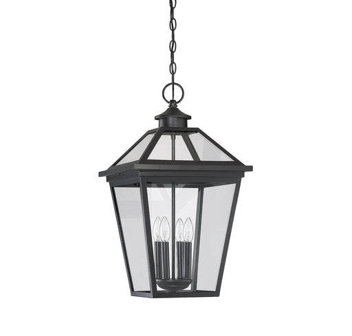 Savoy House 5-148-BK Four Light Outdoor Hanging Lantern, Black (2)