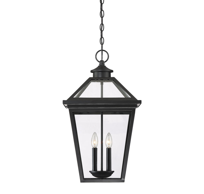 Savoy House 5-148-BK Four Light Outdoor Hanging Lantern, Black (5)