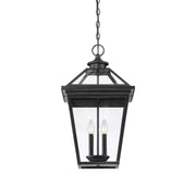 Savoy House 5-148-BK Four Light Outdoor Hanging Lantern, Black (6)
