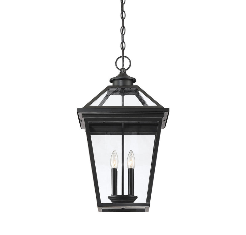 Savoy House 5-148-BK Four Light Outdoor Hanging Lantern, Black (6)