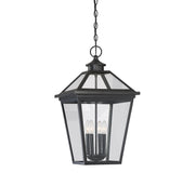 Savoy House 5-148-BK Four Light Outdoor Hanging Lantern, Black