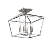 Savoy House 6-328-4-109 Four Light Semi-Flush Mount, Polished Nickel (2)