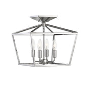 Savoy House 6-328-4-109 Four Light Semi-Flush Mount, Polished Nickel (4)