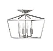 Savoy House 6-328-4-109 Four Light Semi-Flush Mount, Polished Nickel (5)