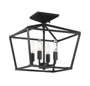 Savoy House 6-328-4-44 Four Light Semi-Flush Mount, Classic Bronze (2)