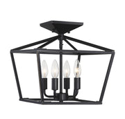 Savoy House 6-328-4-44 Four Light Semi-Flush Mount, Classic Bronze (4)