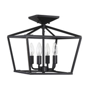 Savoy House 6-328-4-44 Four Light Semi-Flush Mount, Classic Bronze (5)