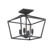 Savoy House 6-328-4-89 Four Light Semi-Flush Mount, Matte Black (2)