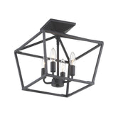 Savoy House 6-328-4-89 Four Light Semi-Flush Mount, Matte Black (3)