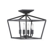 Savoy House 6-328-4-89 Four Light Semi-Flush Mount, Matte Black (5)