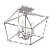 Savoy House 6-328-4-SN Four Light Semi-Flush Mount, Satin Nickel (3)