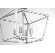 Savoy House 6-328-4-SN Four Light Semi-Flush Mount, Satin Nickel (6)