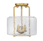 Savoy House 6-7790-3-322 Three Light Semi-Flush Mount, Warm Brass (5)
