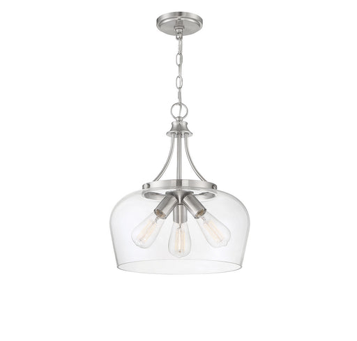 Savoy House 7-4034-3-SN Three Light Pendant, Satin Nickel (2)