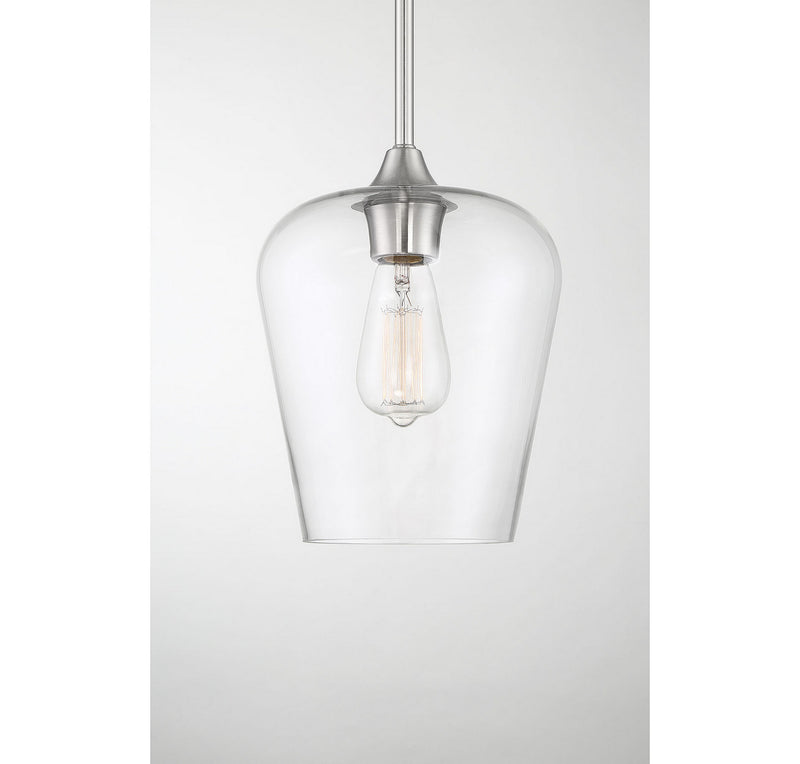 Savoy House 7-4036-1-SN One Light Mini Pendant, Satin Nickel (5)