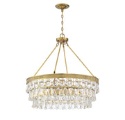 Savoy House 7-8701-6-322 Six Light Pendant, Warm Brass (4)