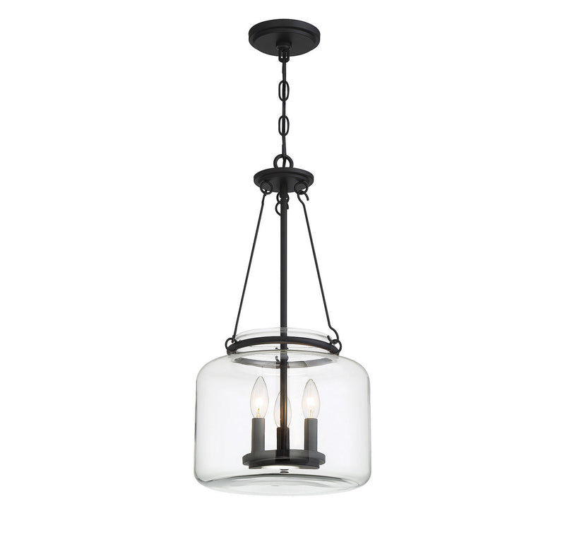Savoy House 7-9006-3-89 Three Light Pendant, Matte Black (3)