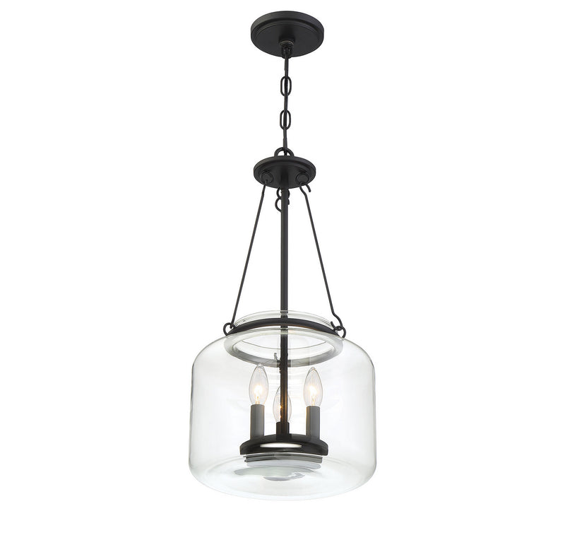 Savoy House 7-9006-3-89 Three Light Pendant, Matte Black (4)