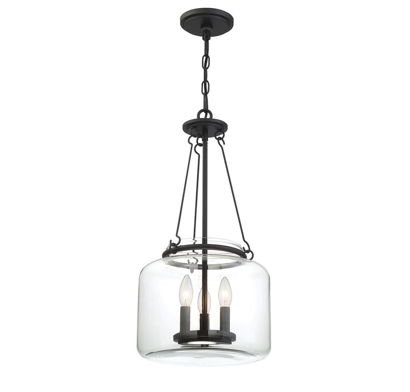 Savoy House 7-9006-3-89 Three Light Pendant, Matte Black (5)