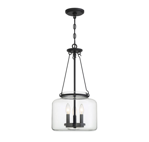 Savoy House 7-9006-3-89 Three Light Pendant, Matte Black