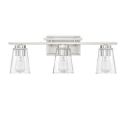 Savoy House 8-1020-3-SN Three Light Bathroom Vanity, Satin Nickel (2)