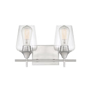 Savoy House 8-4030-2-SN Two Light Bath Bar, Satin Nickel
