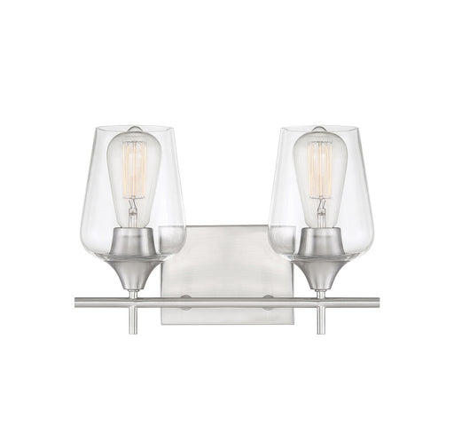 Savoy House 8-4030-2-SN Two Light Bath Bar, Satin Nickel