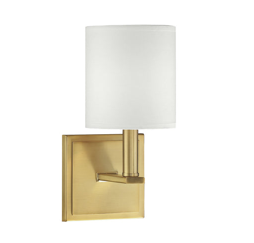 Savoy House 9-1200-1-322 One Light Wall Sconce, Warm Brass (2)