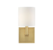 Savoy House 9-1200-1-322 One Light Wall Sconce, Warm Brass (5)