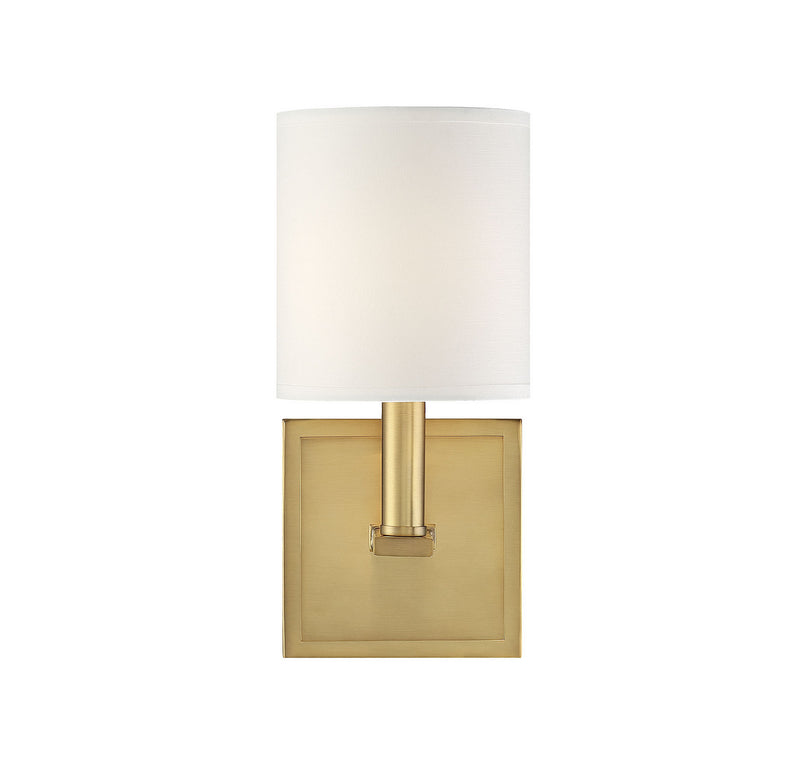 Savoy House 9-1200-1-322 One Light Wall Sconce, Warm Brass (5)