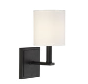 Savoy House 9-1200-1-89 One Light Wall Sconce, Matte Black (3)