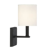 Savoy House 9-1200-1-89 One Light Wall Sconce, Matte Black (4)