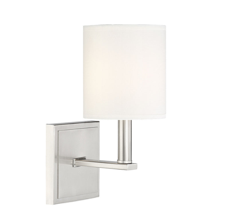 Savoy House 9-1200-1-SN One Light Wall Sconce, Satin Nickel (3)