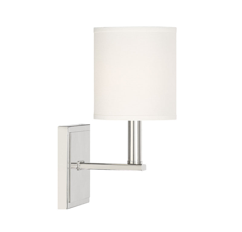 Savoy House 9-1200-1-SN One Light Wall Sconce, Satin Nickel (4)