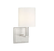 Savoy House 9-1200-1-SN One Light Wall Sconce, Satin Nickel