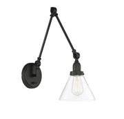 Savoy House 9-9131CP-1-89 One Light Wall Sconce, Matte Black (2)