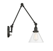 Savoy House 9-9131CP-1-89 One Light Wall Sconce, Matte Black (3)