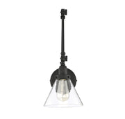 Savoy House 9-9131CP-1-89 One Light Wall Sconce, Matte Black (4)