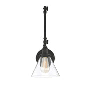 Savoy House 9-9131CP-1-89 One Light Wall Sconce, Matte Black (5)