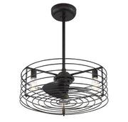 Shoppers Lighting SH2007ORB Jasmine Three Light Fandelier, Oil Rubbed Bronze Alternate Image 4.jpg